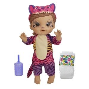 Baby Alive tiger print doll
